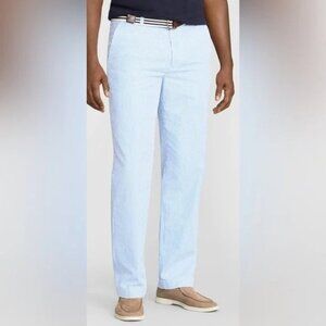 Vineyard Vines Blue & White Seersucker Pants Men’s  32x32 Cotton Blend Lightweig